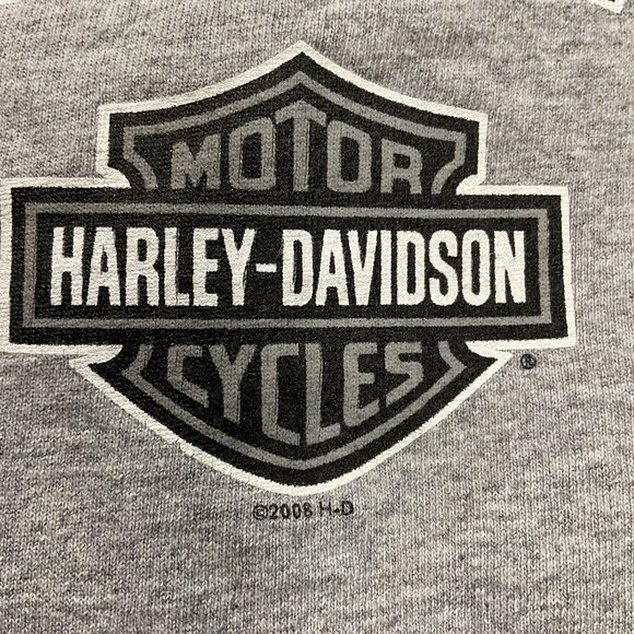 Harley-Davidson T-Shirt Mens XL Gray Monterey Bay California Color‎ Graphic 2008 - Picture 7 of 10